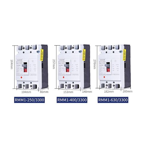 Ac P P Air Switch Molded Case Circuit Breaker Mccb Short Circuit