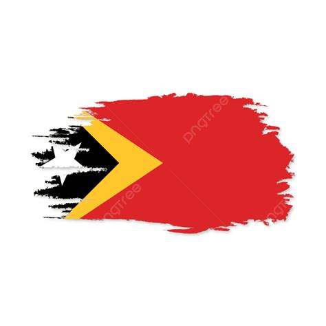 Flag Of Timor Leste With Vector Stock Timor Leste Timor Leste Flag