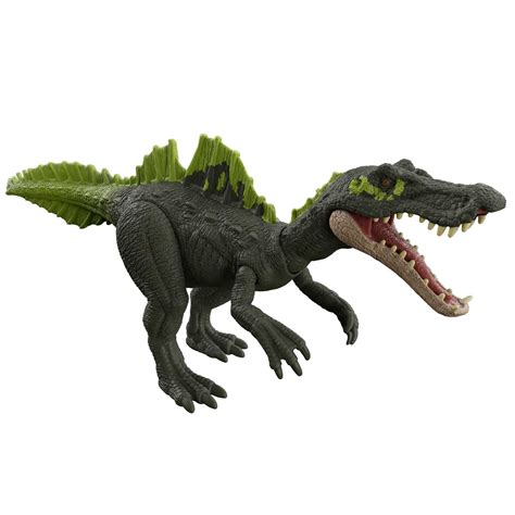 Buy Mattel Jurassic World Dominion Roar Strikers Ichthyovenator Dinosaur Toy with Chomp Attack ...