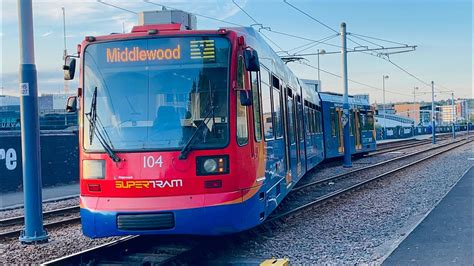 Stagecoach Sheffield Supertram From Sheffield Railway Station To