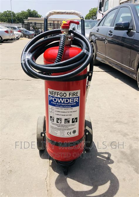 25kg DCP Fire Extinguisher Trolley In Korle Gonno Safetywear