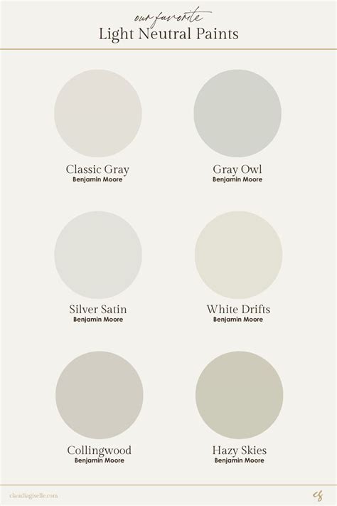 Favorite Light Neutral Paints Bedroom Paint Colors Benjamin Moore