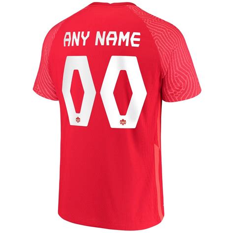 Team Canada 2022 Customizable Name & Number Kit | thesoccerstore