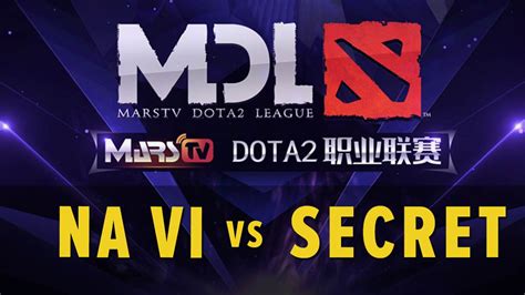 Na Vi Vs Secret Group B Marstv Dota League Youtube