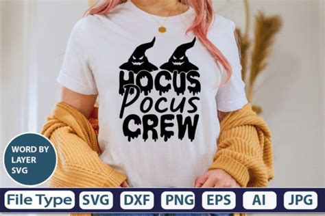 Hocus Pocus Crew Svg Cut File Graphic By Graphicpicker Creative Fabrica