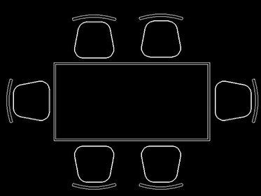 Comedor en Autocad Autocad Bloques Diseños de muebles de dormitorio