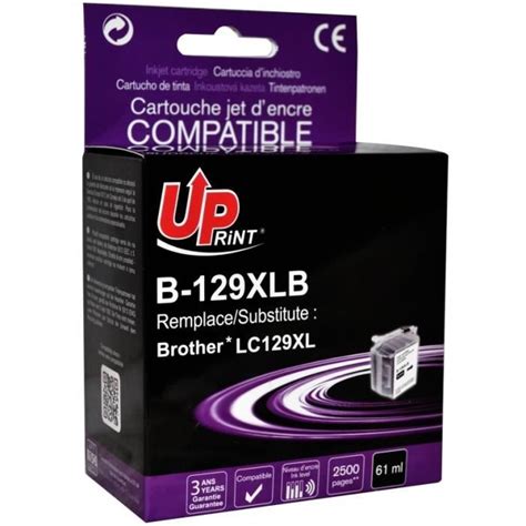 Brother Lc Xl Noir Cartouche Compatible Uprint Cdiscount Informatique