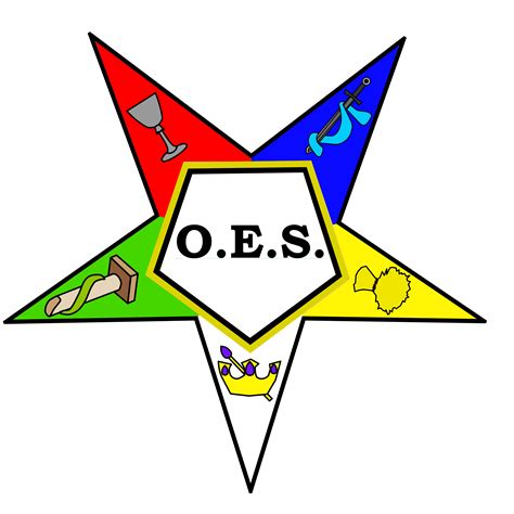 Oes Eastern Star With Emblems Silhouette Cut Files Jpeg Svg Eps