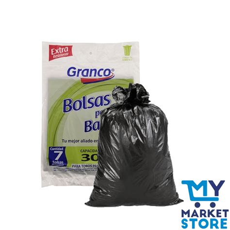 Bolsa Para Basura De 30 Kg Granco 7Uds MY MARKET STORE