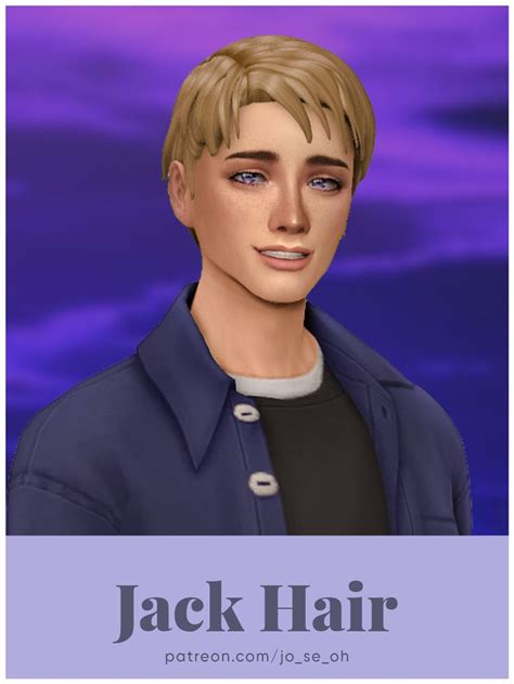 Jack Hair Josh Joseoh Joshseoh In 2024 Sims 4 Traits Sims 4 Hair Male Sims 4 Mm