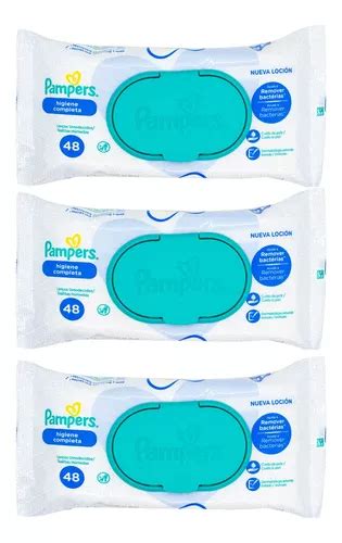 Pampers Kit Higiene Completa X3 Toallitas Humedas Bebes 48u