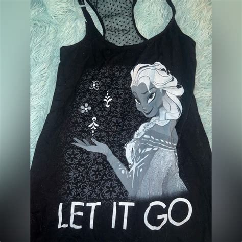 Disney Tops Let It Go Frozen Elsa Hot Topic Disney Store Box Lunch Tank Top Poshmark