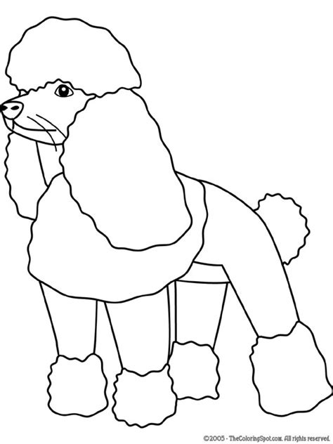 √ Poodle Coloring Page Online Coloring Pages Outline Coloring Page