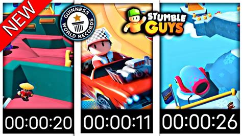 Stumble Guys All Race Maps World Records Rekordy Wiata Stumble