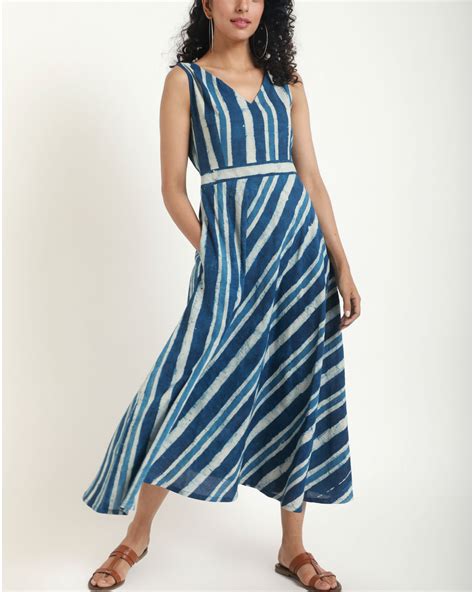 Blue stripe dress by trueBrowns | The Secret Label