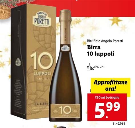 Offerta Birrificio Angelo Poretti Birra Luppoli Ml Nel Volantino