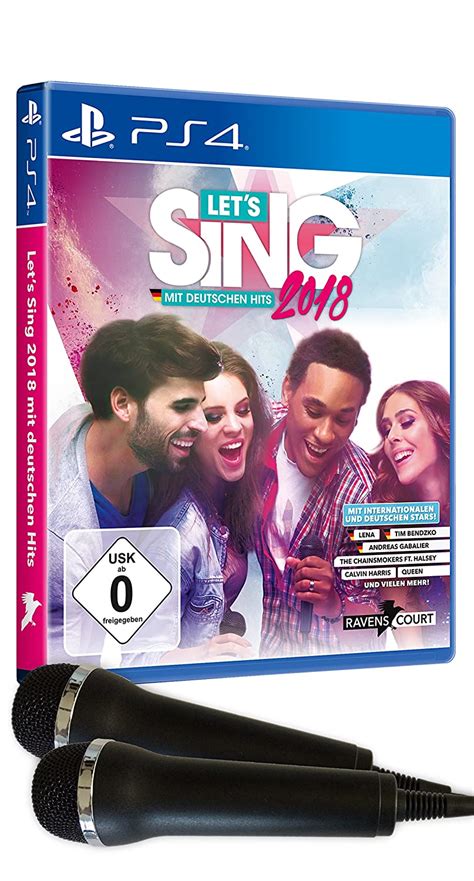 Let S Sing 2018 Mit Deutschen Hits 2 Mics PlayStation 4 Amazon De