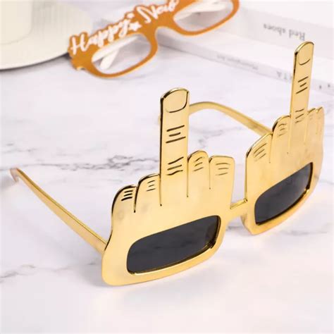 LUSTIGE MITTELFINGER BRILLE FOTO REQUISITEN Partygeschenke MB EUR 6