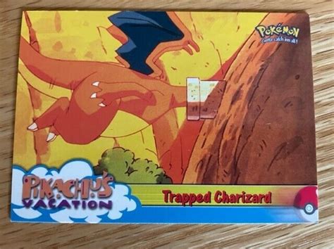 Mavin Trapped Charizard 51 Pikachu S Vacation TOPPS Pokemon The First