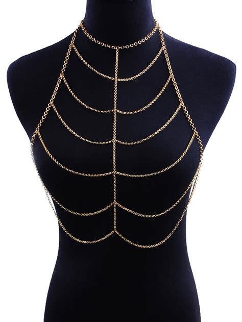 Minimalist Layered Body Chain Body Chain Chain Leg Jewelry