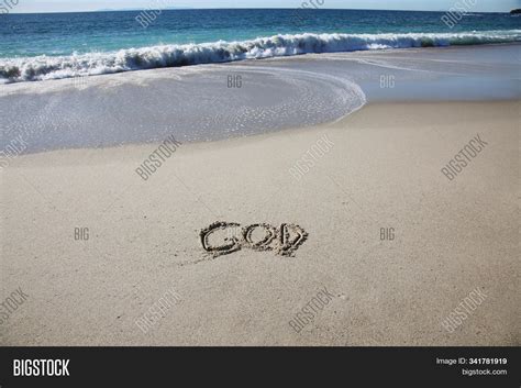 Words Written Sand Image And Photo Free Trial Bigstock