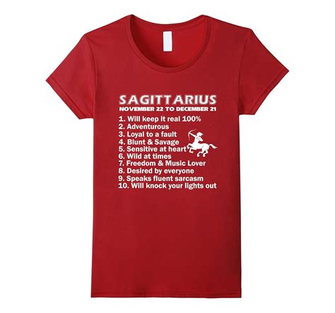 10 Things About Sagittarius T-shirt Sagittarius Definition