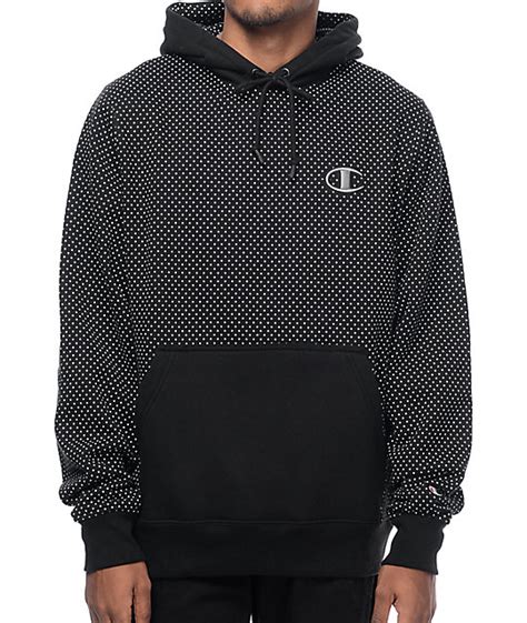 Champion Super Hood 20 Black Polka Dot Hoodie Zumiez