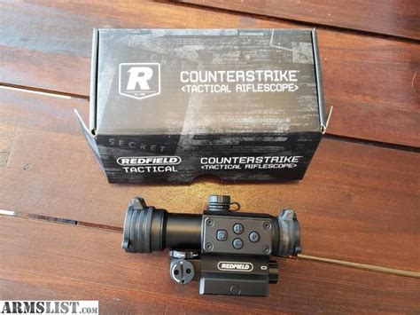 Armslist For Sale Redfield Counterstrike Tactical Red Dot With Laser