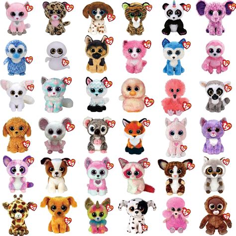 Amazones Ty Beanie Boo Boos Plush Soft Toy Random 5 Pack No