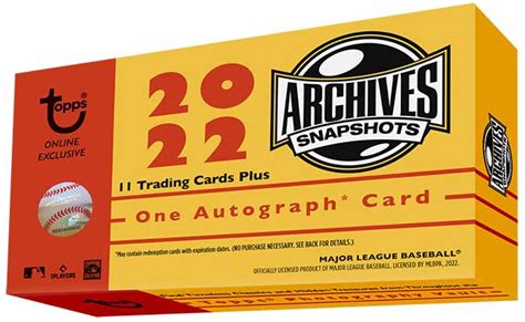 2022 Topps Archives Snapshots Baseball Checklist Teams Details