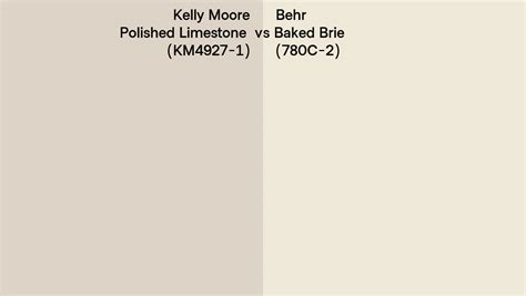 Kelly Moore Polished Limestone Km Vs Behr Baked Brie C