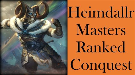 Smite Heimdallr Ranked Snowball Youtube