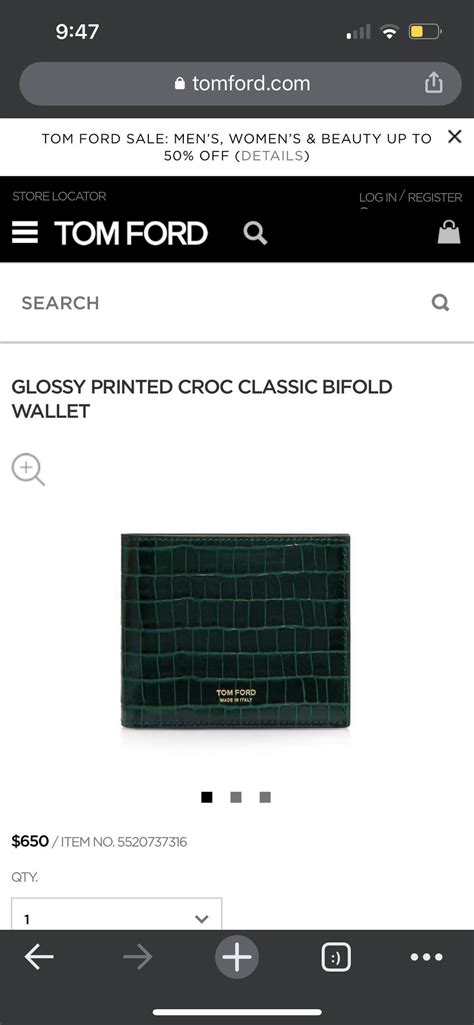 W2c Tom Ford Wallets Rfashionreps