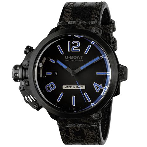 Neue Uhr U Boat Capsule 50mm Pvd Bk Bl
