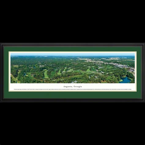 Augusta National Golf Course (Aerial) Deluxe Framed Panoramic Photo