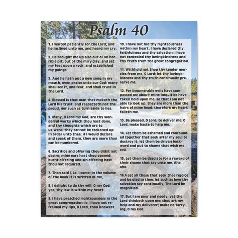 Scripture Walls My Deliverer Heard Me Psalm 408 Colored Christian Wall