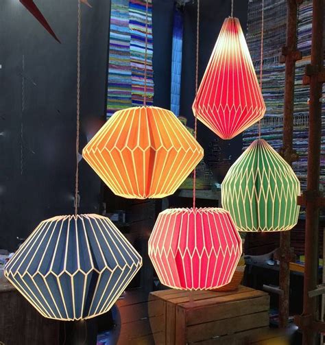 These Are Really Funky Colourful Pleated Pendant Shades Choose From Left To Right Blue