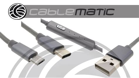 Cable Cargador Usb Con Temporizador A Macho Distribuido Por Cablematic ® Youtube