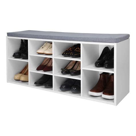 Banc Chaussures Tag Re Chaussures Meuble De Rangement