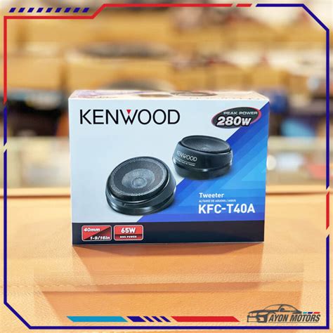 Kenwood Tweeters Kfc T40a 280w 40 Mm Cone Car Speaker Orginal Ayon Motors