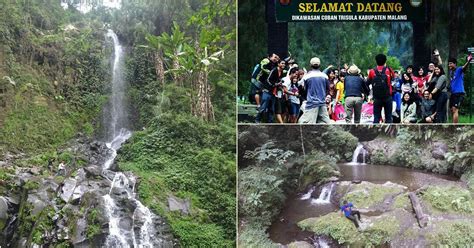 Coban Trisula Air Terjun Tiga Tingkat Yang Unik Nan Menarik Di Malang