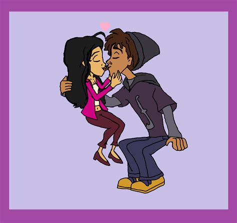 Penny Proud and Kareem Kissing (The Proud Family Louder and Prouder) - The Proud Family Fan Art ...