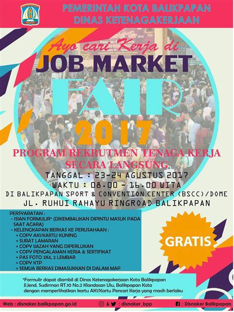 Balikpapan Job Market Fair 2017 2