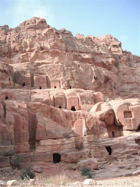 Carol, Jeff, and Cameron in Cairo: Petra: Hike to the Monastery