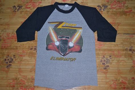 Vintage Zz Top Eliminator Across The Usa Tour Concert Etsy Zz