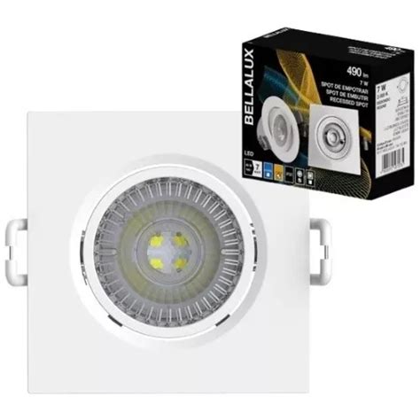 Spot Embutir Dicro Led 7w Cuadrado Luz Led Fría calido