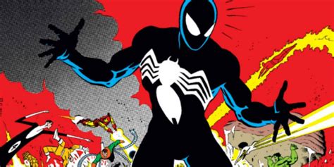 Black Spiderman Cartoon Wallpaper