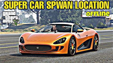 Gta 5 Secret Car Spawn Location In Story Mode Cutegamer05 Youtube