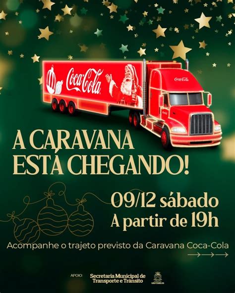 Confira o trajeto da Caravana de Natal da Coca Cola São Carlos em Rede