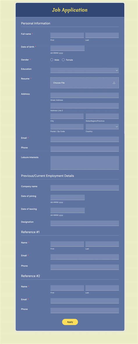 form templates html form templates zoho forms